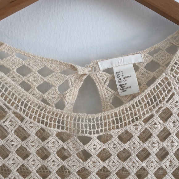 Cotton crochet blouse H&M (S) - Picture 3 of 6